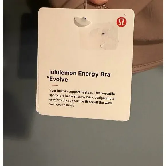 NWT Lululemon Energy Bra *Evolve - Size Extra Large - Picture 5 of 7